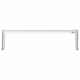 Stainless Steel Overshelf - 2000x370mm - height-adjustable