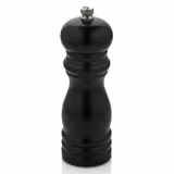 (12 szt.) Zestaw młynków do soli i pieprzu - drewno - Wysokość: 140mm - Czarny