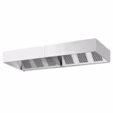 Commercial Wall-Mounted Extractor Hood – 4000mm – with Baffle Filters & Lighting