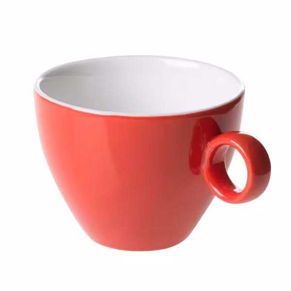 (6 stuks) BART COLOUR CAFE - Cappuccinokop - 230ml - Rood