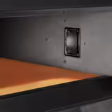 Bäckerei Etagenofen mit Dampffunktion - Touch - 2 Backkammern - inkl. Haube & Gärschrank 8x EN 600x400 - Schwarz