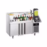 Cocktail voorbereidingstafel - 1200mm - 150L - 2 deuren & 230V stopcontact