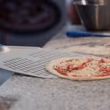 Pala para pizza - AZZURRA - Aluminio - 330x330mm - perforada - Mango:60cm