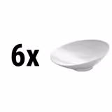(24 pcs) Dessert Bowl - Porcelain - 60x60mm - White