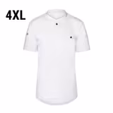 (6 pieces) KARLOWSKY | Men's Short Sleeve Performance Work Shirt – Slim Fit - White - Size 4XL