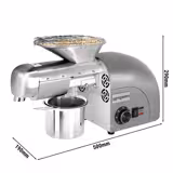 Pressa per olio elettrica professionale - Grigio - 1,8kW - 5-8kg/h - 15,06kg