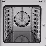 Elettrico - Forno combinato a vapore - Digitale - display a 7 segmenti - 6x GN 1/1 - slim - incl. Sistema di lavaggio & Sonda al cuore