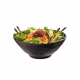 (6 stycken) Skål - MARONE – Melamin – 1 liter – Ø 210 mm – Svart/Brun