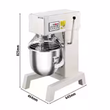 Επαγγελματικό μίξερ ζαχαροπλαστικής - 20 l - 1,1 kW - με 3 εξαρτήματα (γάντζος, σύρμα, φτυάρι) - επιδαπέδιο