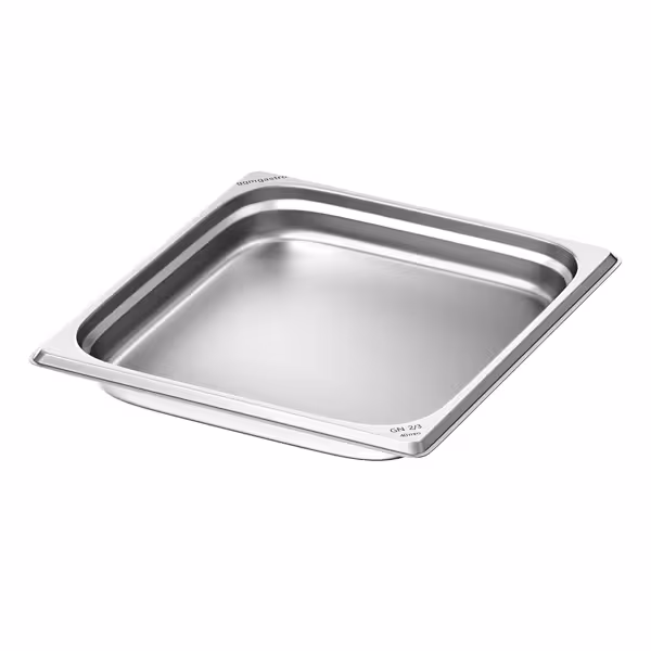 Stainless Steel Gastronorm Pan GN 2/3 - Depth: 40mm