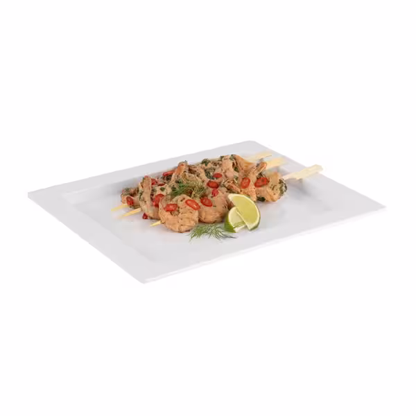 (6 pcs) GN 1/2 Gastronorm Tray - FRAMES - Melamine - 325x265mm - Height: 20mm - White