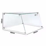 Vitrine de comptoir pour machine à saucisses - 460x480x250mm - Verre - pour HDGJ11N