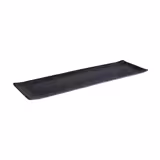 (6 kpl) Tarjotin - DARK WAVE - Melamiini - GN 2/4 - Korkeus: 20 mm - Musta - Pinoamiskelpoinen
