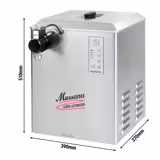 MUSSANA | GRANDE – Vispad gräddmaskin – 12 liter – 230 V