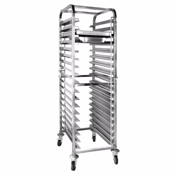 Tablettwagen - für 18 Tabletts GN 1/1 & EN 600x400