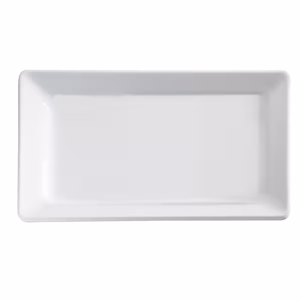 (6 pz) Vassoio GN - FRIENDLY - Polietilene tereftalato (PET) riciclato - GN 1/2 - Altezza: 30mm - Bianco - impilabile; lavabile in lavastoviglie; infrangibile; superficie liscia