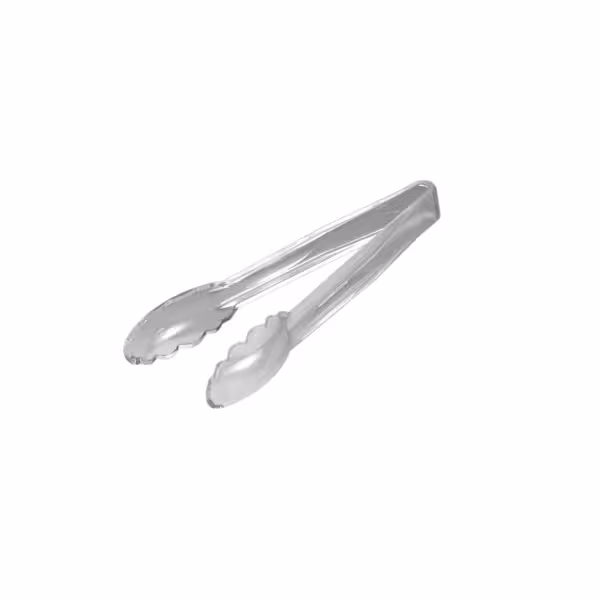 (12 bucăți) CAMBRO | LUGANO® - Clește cu margini curbate - 230 mm - Transparent