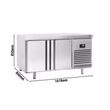 Pekarski rashladni pult PREMIUM PLUS - 1618x800 mm - 400 l - Ventilirano hlađenje - s prolazom - s 4 vrata