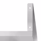 Wandbord für Behälter 4x GN 1/6 - 800x300mm - inkl. Schienen