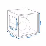 Caisson de ventilation - Ventilateur caisson pour hotte - 3500m³/h - 230V Monophasé