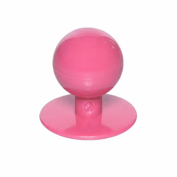 (12 stuks) Bolknopen - roze