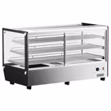 Commercial Heated Display Cabinet - 1219mm - 1.8kW - with 3 shelves