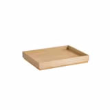 Cassetta in legno - VALO - Legno di quercia (oliato) - Rettangolare - GN 1/2 - Altezza: 45mm - compatibile con GN 1/2