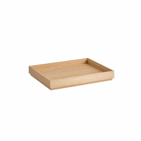 Houten krat - VALO - eikenhout (geolied) - 325x265mm - Hoogte: 45mm - passend voor GN 1/2