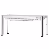 Mostek grzewczy PREMIUM na podczerwień z promiennikiem ceramicznym - 800x370mm - 700W - 1 podgrzewany poziom - regulowana wysokość