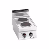 Cucina elettrica professionale - LORENZO 700 - 400x714x290mm - 5,2 kW - 2 piastre tonde - da banco