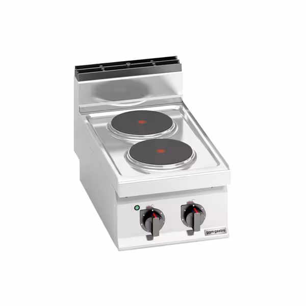 Elektrisch fornuis - Lorenzo 700 - 400x714mm - 5,2 kW - 2 platen rond