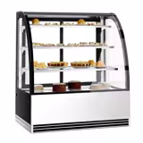 Vetrina refrigerata e per torte - 1200 mm - doppio vetro - con 3 ripiani