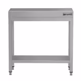 Mesa de trabalho em aço inoxidável ECO - 600x600mm - com prateleira inferior
