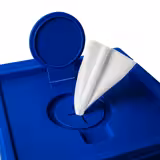 Reinigings- & allzwecktissues - 4x400doekjes - ontvettend & streepvrij - pluisarm - navulbare dispenseremmer met deksel & enkele doekjesuitgifte