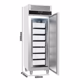 Fischkühlschrank Edelstahl ECO - EN 600x400- 600 Liter - mit 1 Tür