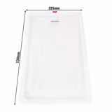 (6 uds) Tapa GN De Polipropileno 1/1 - Transparente - 530 x 325 mm - Altura: 13 mm