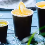 (1000 pieces) Paper cup - 200ml - 8 oz - Ø 80mm - Black