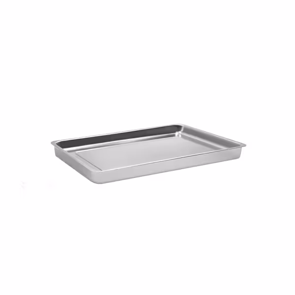 Serveerplateau - RVS - met opstaande rand - 393x268x70mm