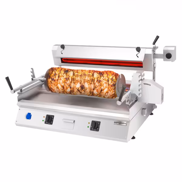 Elektrisch cag kebab machine - 9.8kW - max. 85kg - horizontaal - tafelmodel