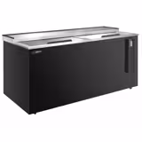 Flessenkoeler bovenlader - zwart - 282L
