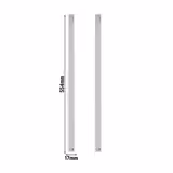 Rvs geleiders - rvs - 554x15x17mm - passend voor KSH136, KSH177 & KSH223