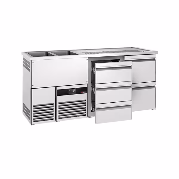 Barkylbänk PREMIUM - 1950x700 mm - 5 lådor