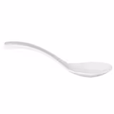 (6 pcs) Salad Serving Spoon - Length: 240mm - Melamine - White