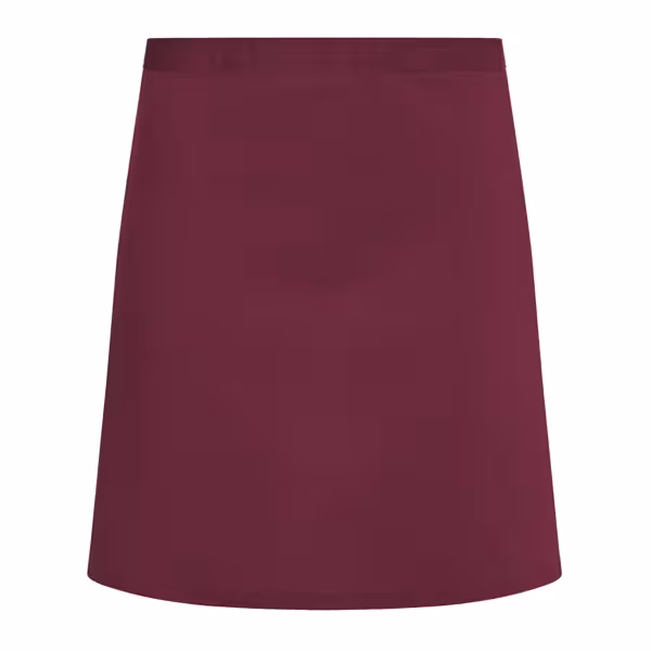 (6 pieces) KARLOWSKY | Basic Bistro Waist Apron – 700 x 550 mm - Bordeaux