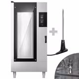 Kombi Fırın - Dijital - 20x GN 1/1 veya 10x GN 2/1 - Elektrikli - dâhil: Yıkama Sistemi, Sıcaklık Probu, Raf Arabası