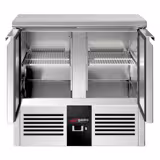 Kylbänk PREMIUM - 903x700 mm - 240 l - Statisk kyla - GN 1/1 - med 2 dörrar