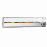 Countertop Prep Well / Refrigerated Topping Unit ECO - 2000x335mm - 10x GN 1/4