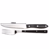 (24 pz) Set di posate da bistecca - 24 pezzi - Lucido - 120mm