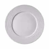 (6 db) SEA WAVE - Lapostányér - kerek - porcelán - Ø 30 cm - fehér