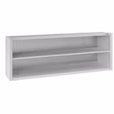 Pensile a giorno in acciaio inox ECO - 2000x400mm - a giorno (senza ante) - 650mm di altezza